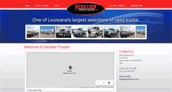 Desktop Screenshot of devilliertrucks.com